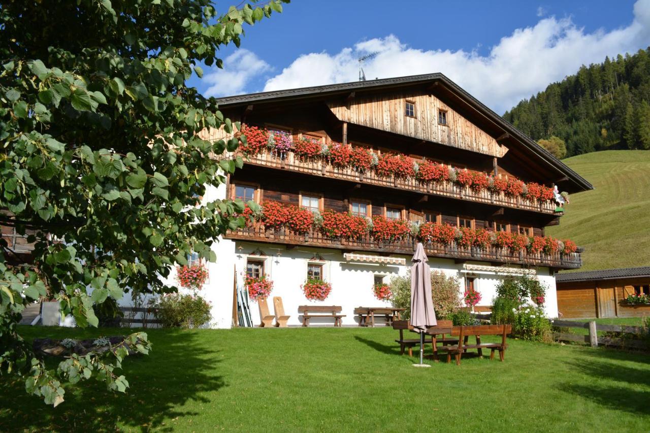 Kradorferhof Lägenhet Santa Maddalena in Casies Exteriör bild